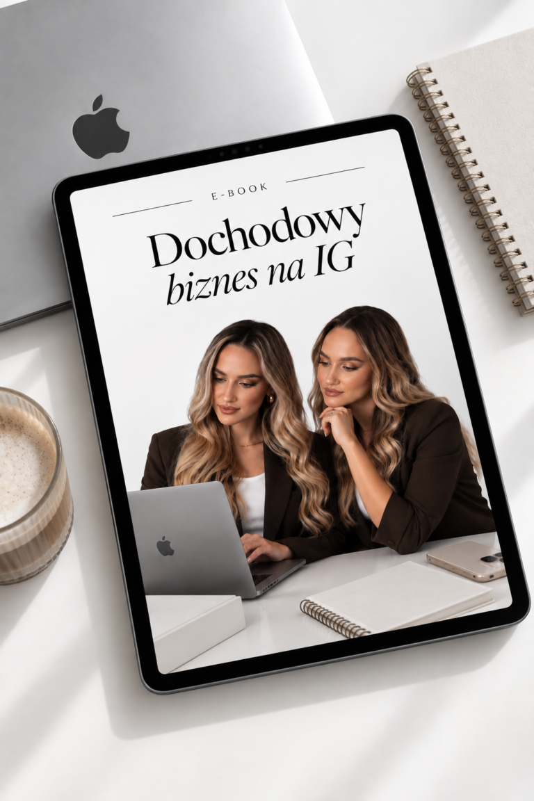 Okładka e-booka Dochodowy biznes na IG Kamili Radzioch